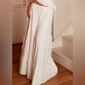 Peppermayo White Maxi Skirt